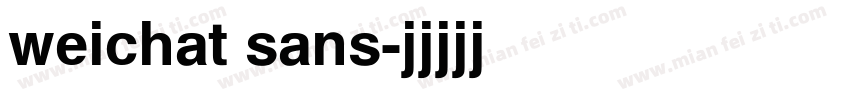 weichat sans字体转换